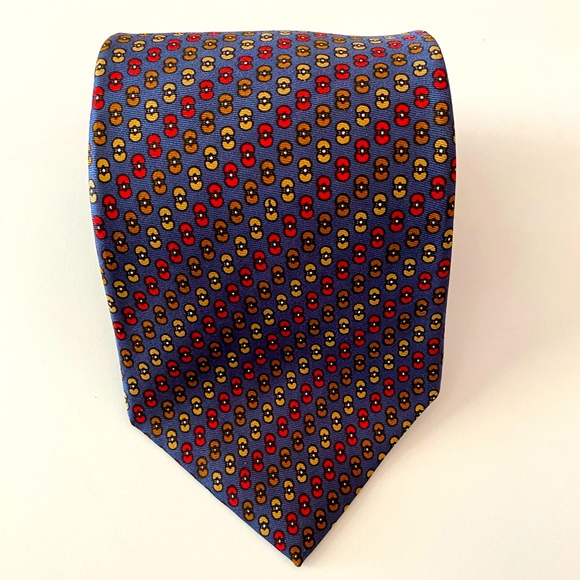YSL Men’s Yves Saint Laurent Silk Tie - Picture 2 of 8